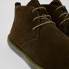 Men CamperLab Formal Shoes | Green Nubuck Desert Boot For Men