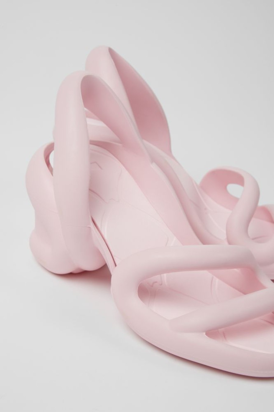 Women CamperLab Heels | Pastel Pink Unisex Sandals