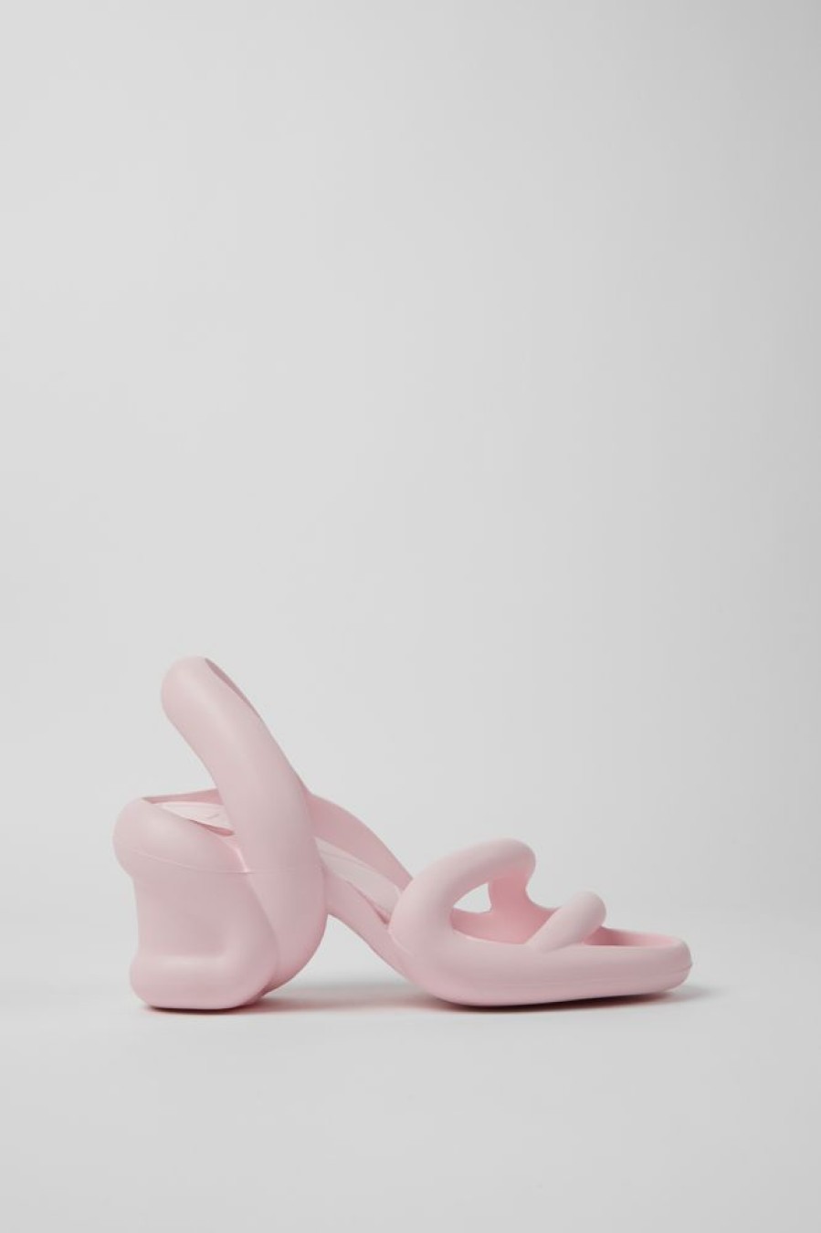 Women CamperLab Heels | Pastel Pink Unisex Sandals