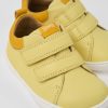 Kids CamperLab Sneakers | Yellow Leather Shoes For Kids