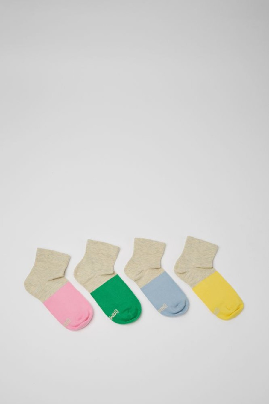 Women CamperLab Socks | Four Multicoloured Unisex Socks