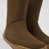 Kids CamperLab Boots | Brown Nubuck And Leather Boots For Kids