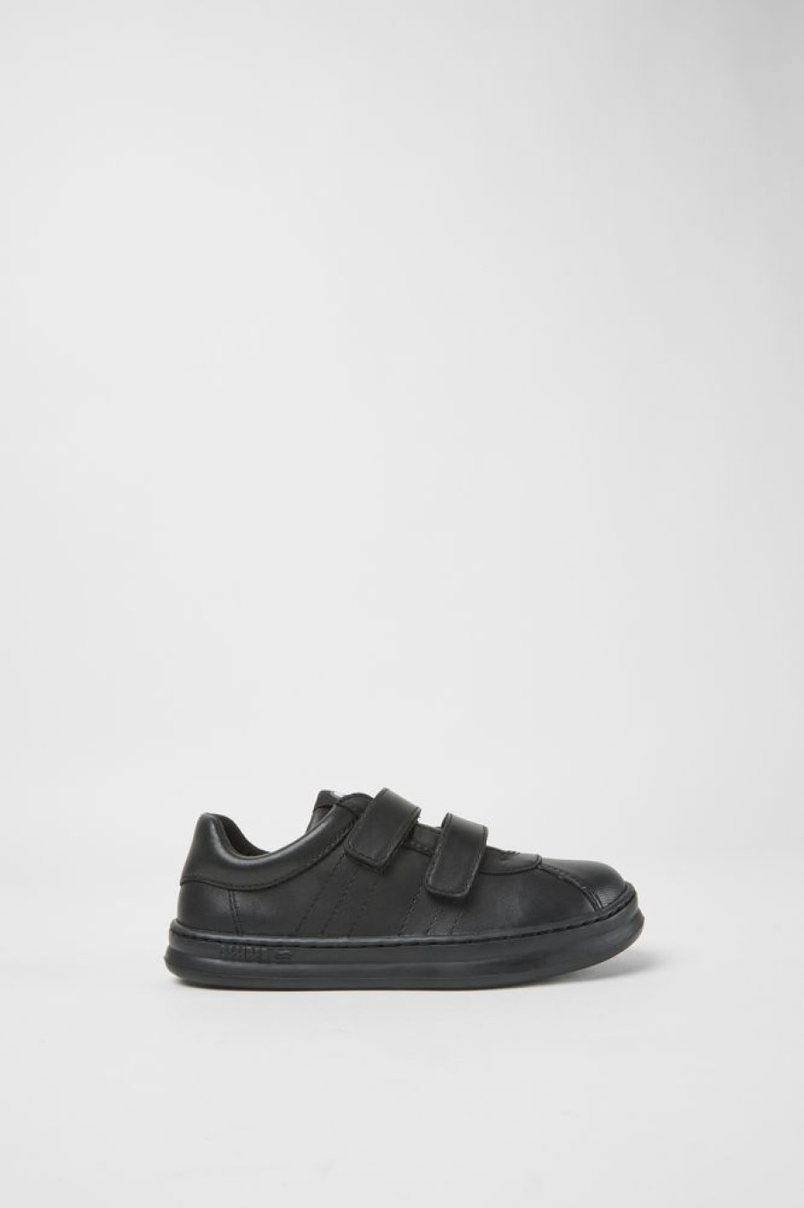 Kids CamperLab Sneakers | Black Leather And Textile Sneakers