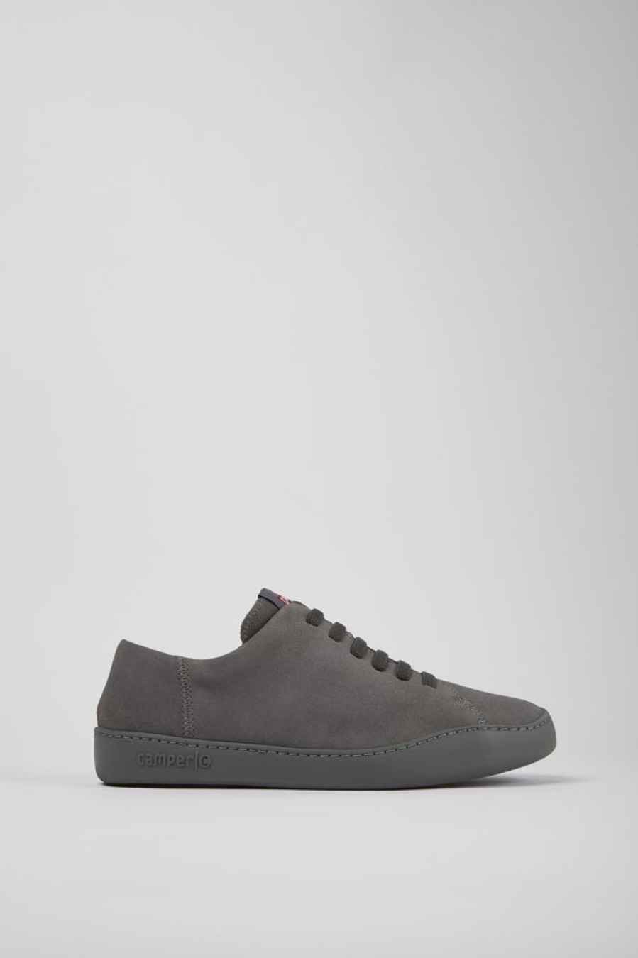 Men CamperLab Casual Shoes | Gray Nubuck Sneakers For Men