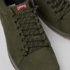 Men CamperLab Casual Shoes | Green Nubuck Shoes For Men