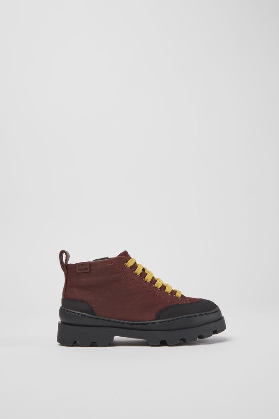 Kids CamperLab Boots | Burgundy Ankle Boots