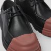 Women CamperLab Formal Shoes | Black Leather Wallabee Shoe For Women