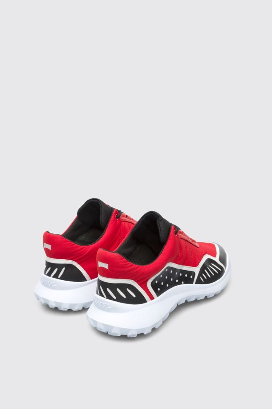 Women CamperLab Sneakers | Red And Black Sneaker For Women