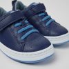 Kids CamperLab Sneakers | Blue Leather Sneakers For Kids