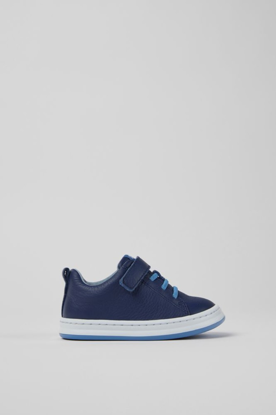 Kids CamperLab Sneakers | Blue Leather Sneakers For Kids