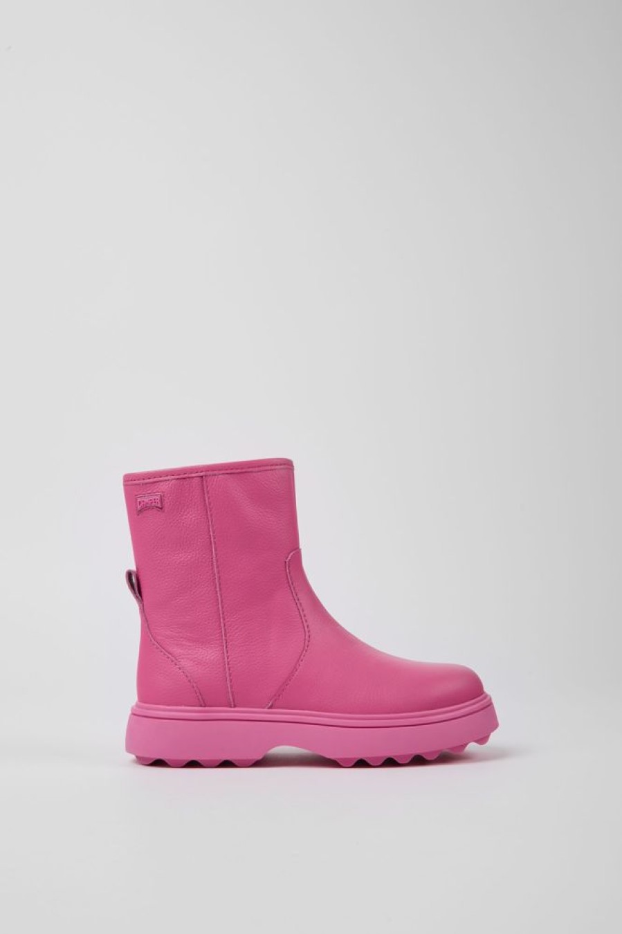 Kids CamperLab Boots | Pink Leather Boots