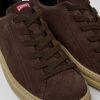 Men CamperLab Sneakers | Brown Nubuck Sneakers For Men