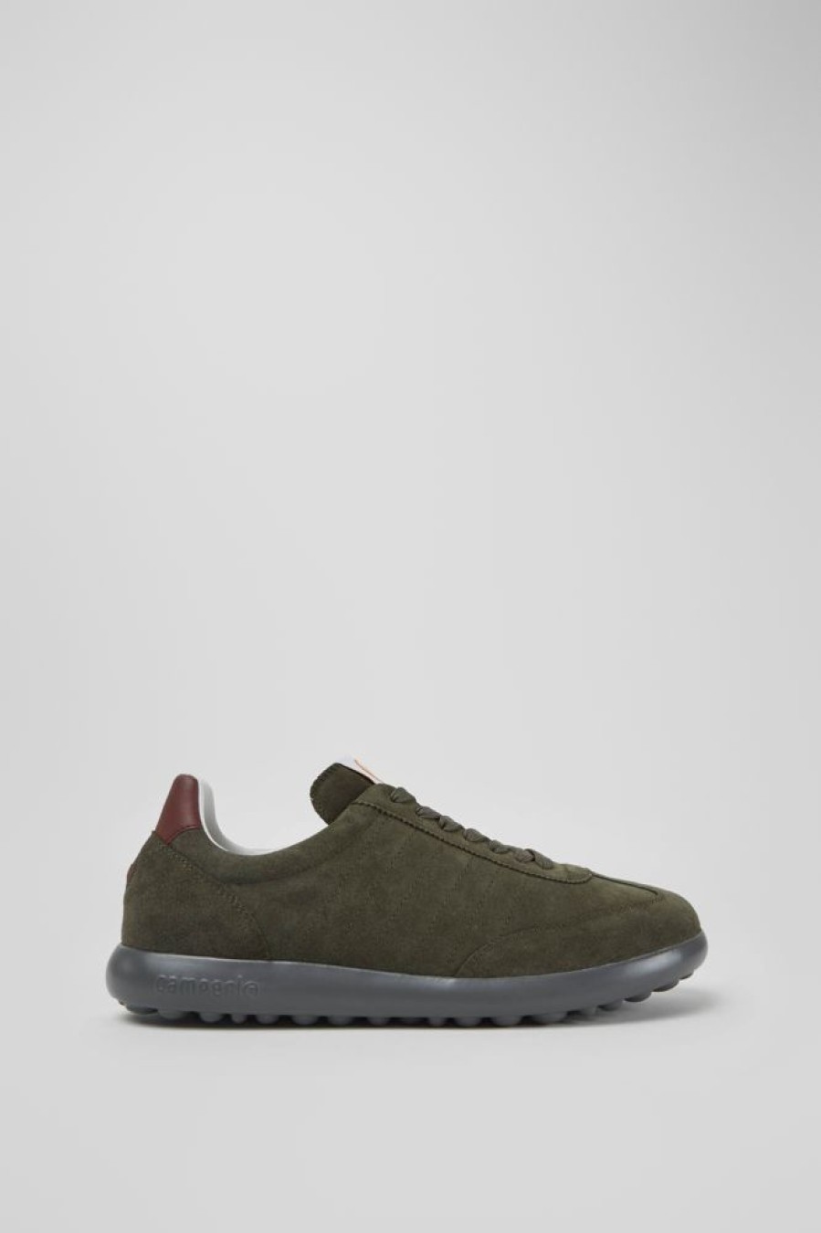 Men CamperLab Sneakers | Green Suede Sneakers For Men