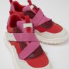 Kids CamperLab Sneakers | Multicolored Leather And Textile Sneakers