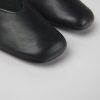 Women CamperLab Flat Shoes | Black Leather Ballerinas For Women