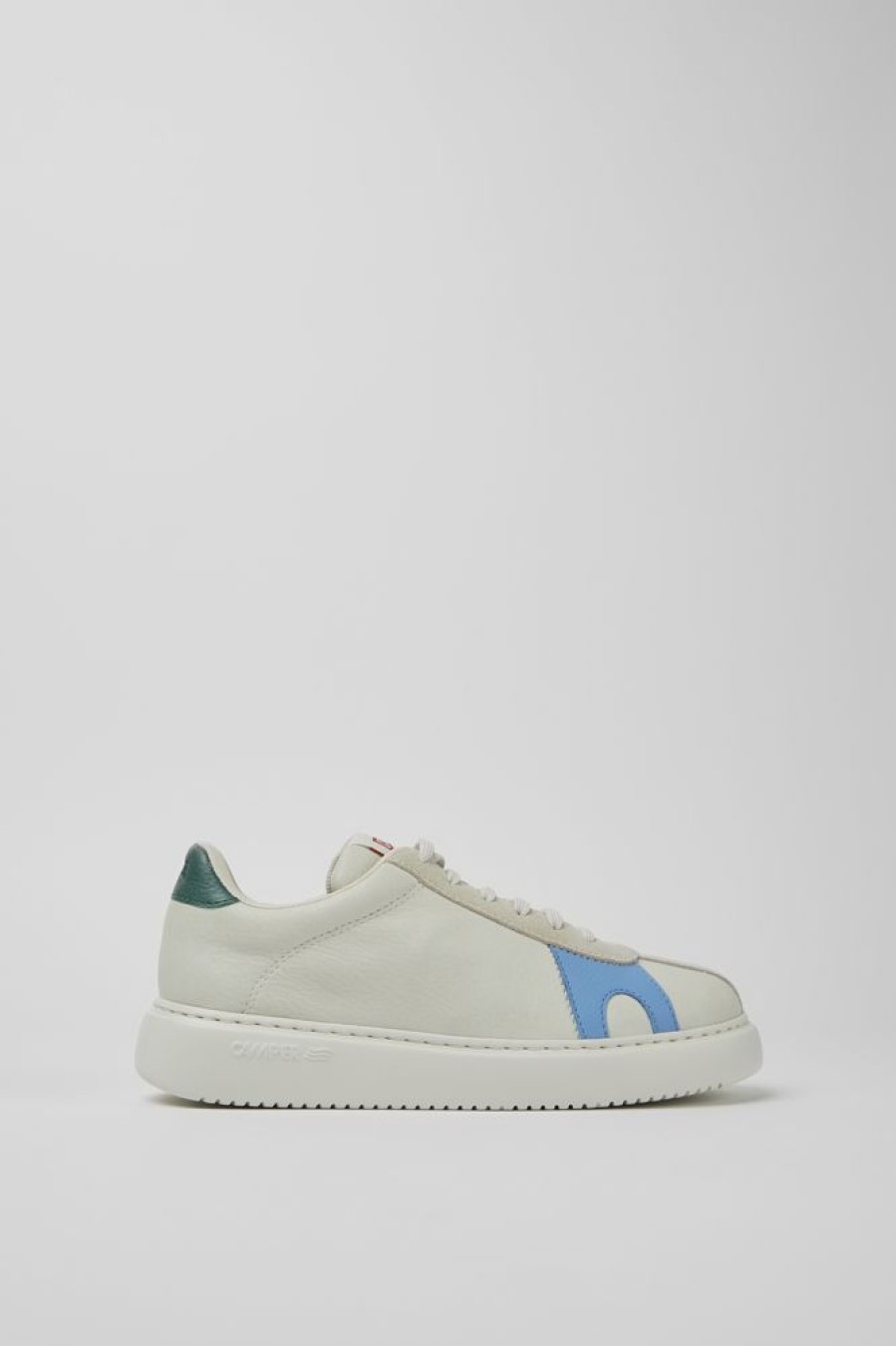 Women CamperLab Sneakers | White Non-Dyed Leather Sneakers For Women