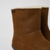 Women CamperLab Boots | Brown Nubuck Boots For Women