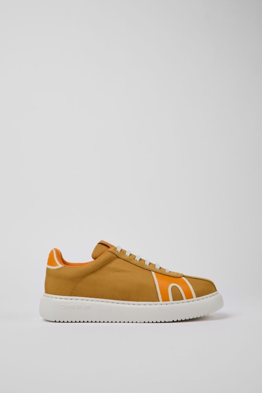 Women CamperLab Sneakers | Beige And Orange Sneakers For Women