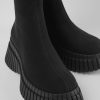 Women CamperLab Boots | Black Textile Boots For Women