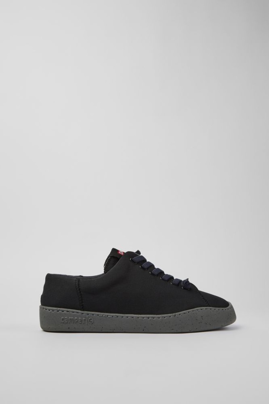 Men CamperLab Casual Shoes | Black Textile Sneakers For Men