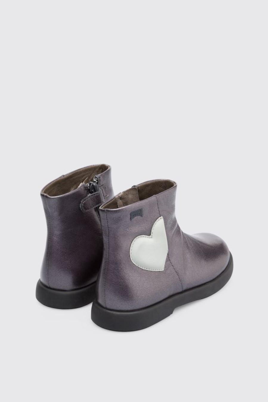 Kids CamperLab Boots | Girl'S Grey Zip Boot