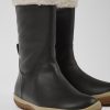 Women CamperLab Boots | Brown Leather Boots For Women