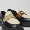 Women CamperLab Formal Shoes | Multicolored Leather Loafers For Women