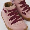 Kids CamperLab Boots | Pink Leather And Nubuck Boots