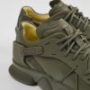 Women CamperLab Sneakers | Green Leather And Textile Sneakers For Women