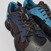 Men CamperLab Sneakers | Multicolored Leather And Textile Sneakers For Men