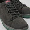 Men CamperLab Casual Shoes | Gray Nubuck Shoes For Men