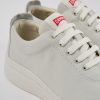 Women CamperLab Sneakers | White Non-Dyed Leather Sneakers For Women