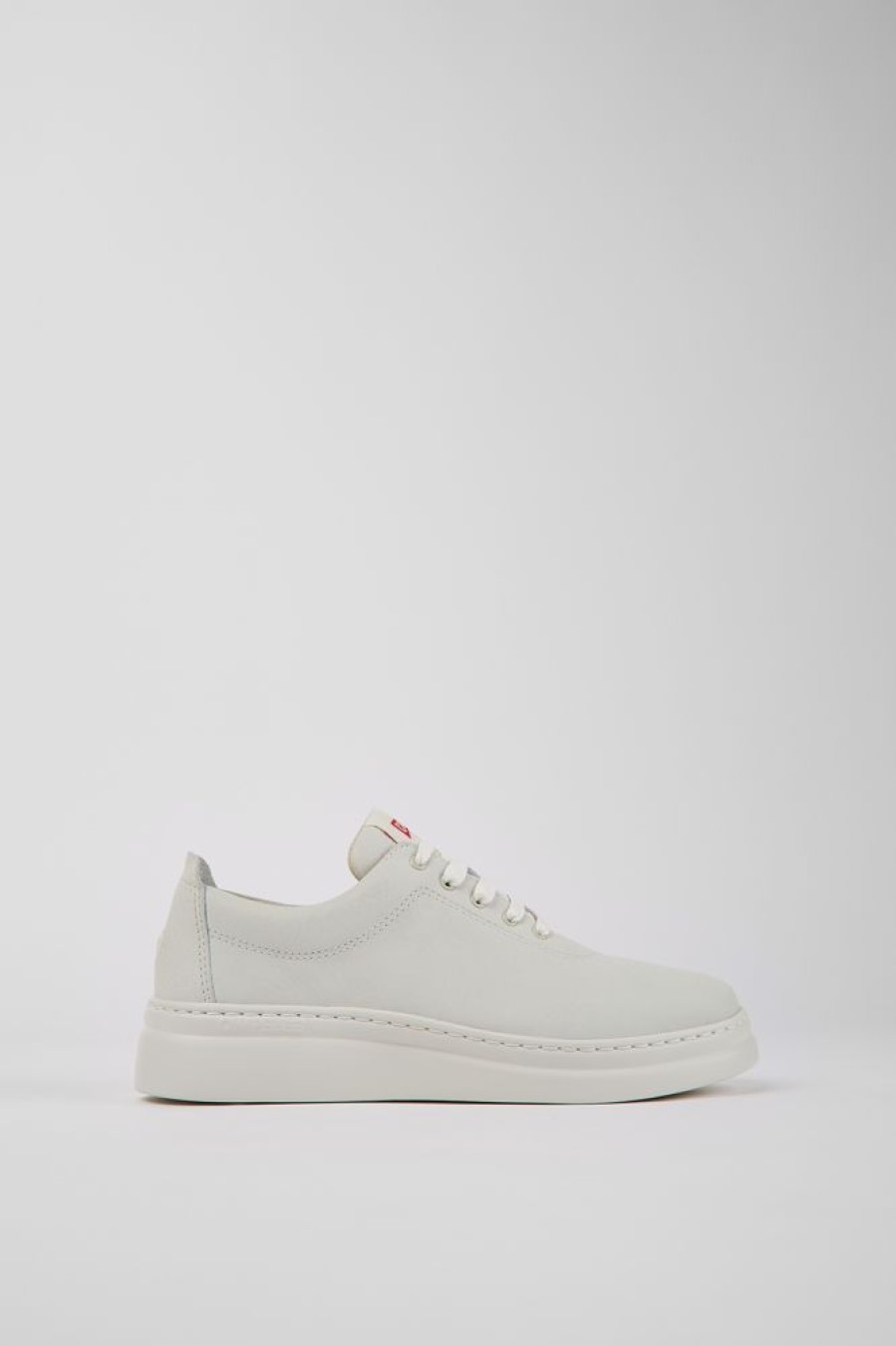 Women CamperLab Sneakers | White Non-Dyed Leather Sneakers For Women