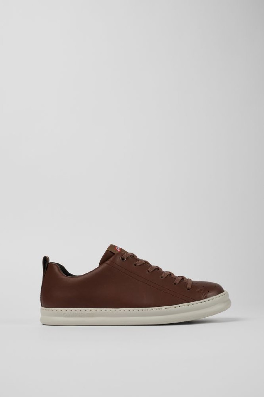 Men CamperLab Sneakers | Brown Leather Sneaker For Men