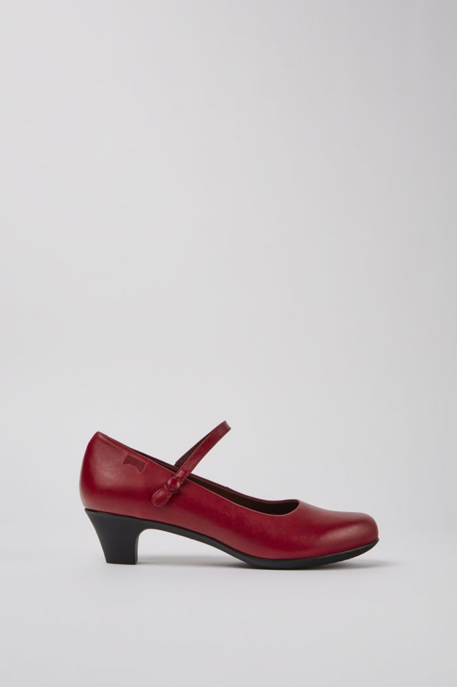 Women CamperLab Formal Shoes | Red Leather Heels For Women