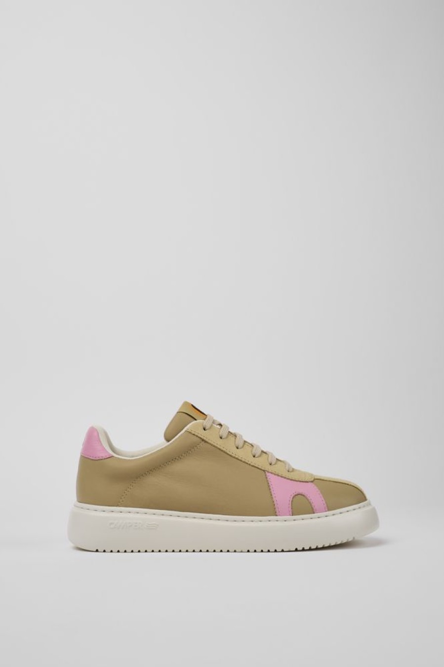 Women CamperLab Sneakers | Beige And Pink Sneakers For Women