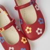 Kids CamperLab Ballerinas | Red Leather Ballerinas For Kids