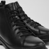 Men CamperLab Formal Shoes | Black Leather Ankle Boots For Men