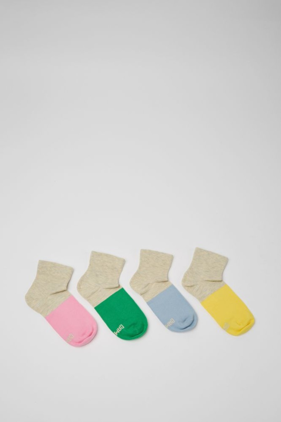 Men CamperLab Socks | Four Multicoloured Unisex Socks