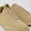 Women CamperLab Sneakers | Beige Nubuck Sneakers For Women