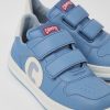 Kids CamperLab Sneakers | Blue Leather Sneakers For Kids