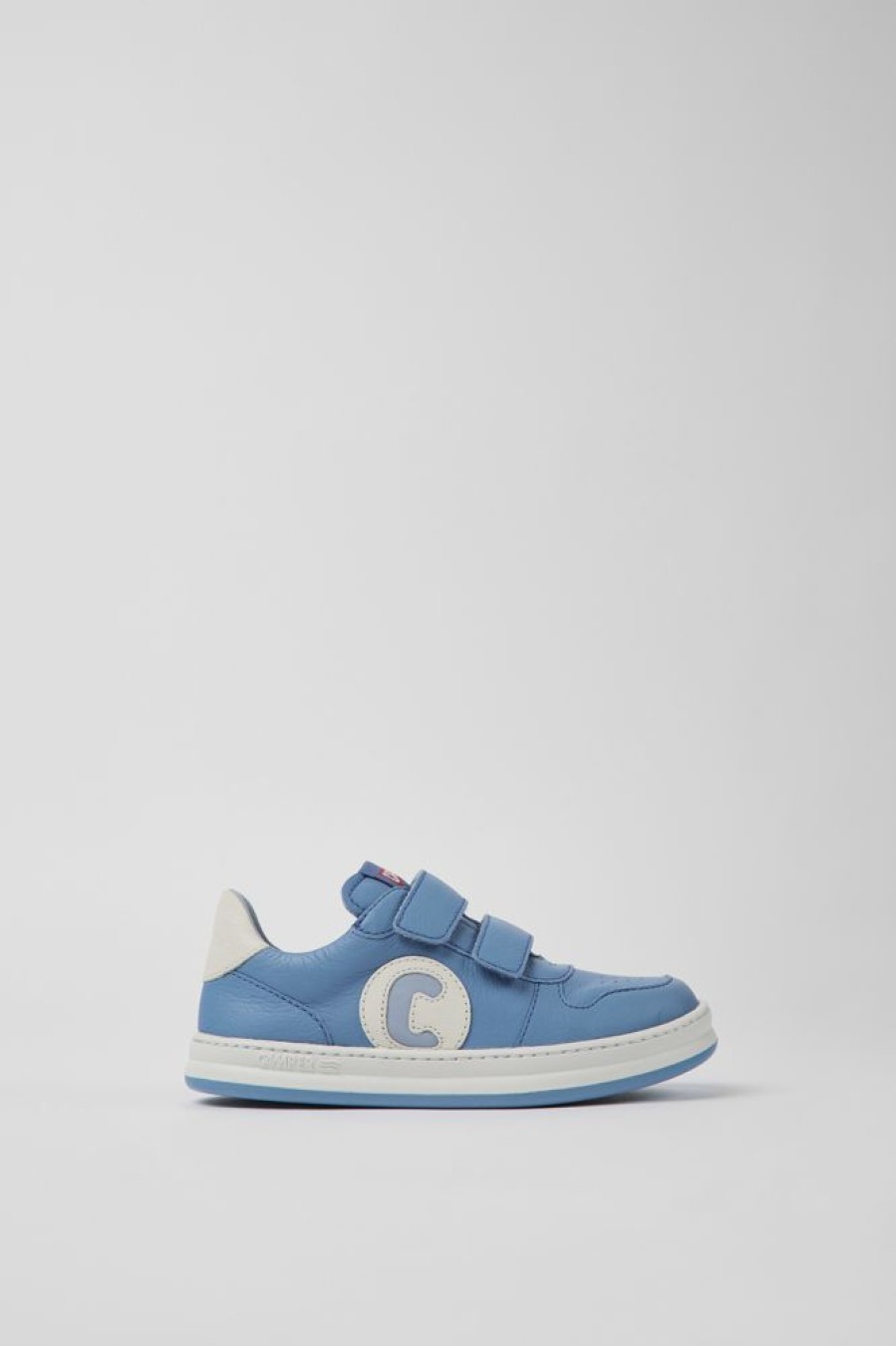 Kids CamperLab Sneakers | Blue Leather Sneakers For Kids