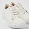 Men CamperLab Sneakers | White Textile Sneakers For Men