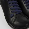 Women CamperLab Casual Shoes | Black Leather Shoes For Women