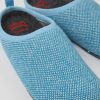 Women CamperLab Slippers | Blue Wool And Viscose Slippers For Women