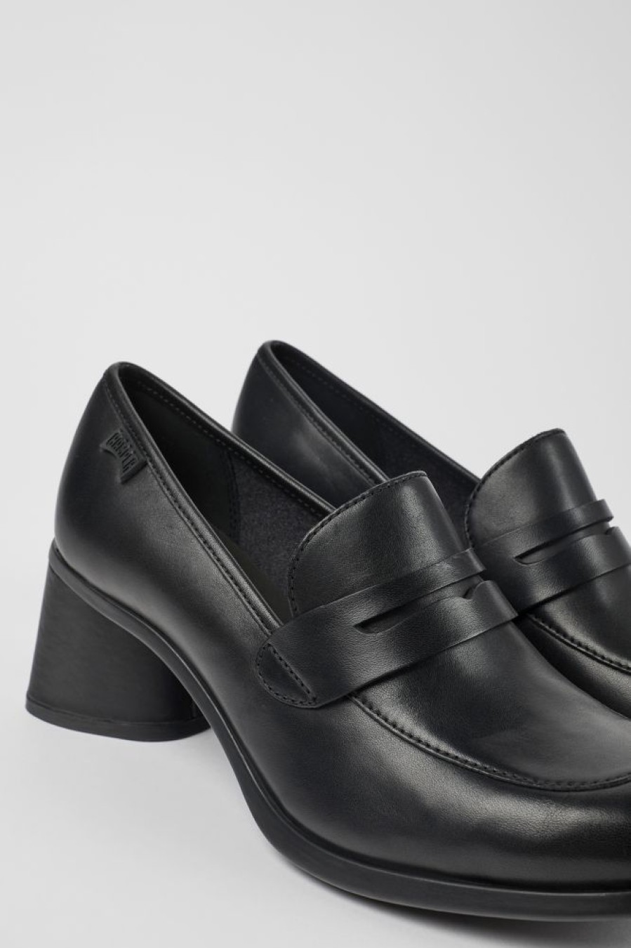 Women CamperLab Formal Shoes | Black Leather Heels