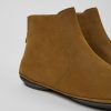 Women CamperLab Ankle Boots | Brown Nubuck Ankle Boots For Women