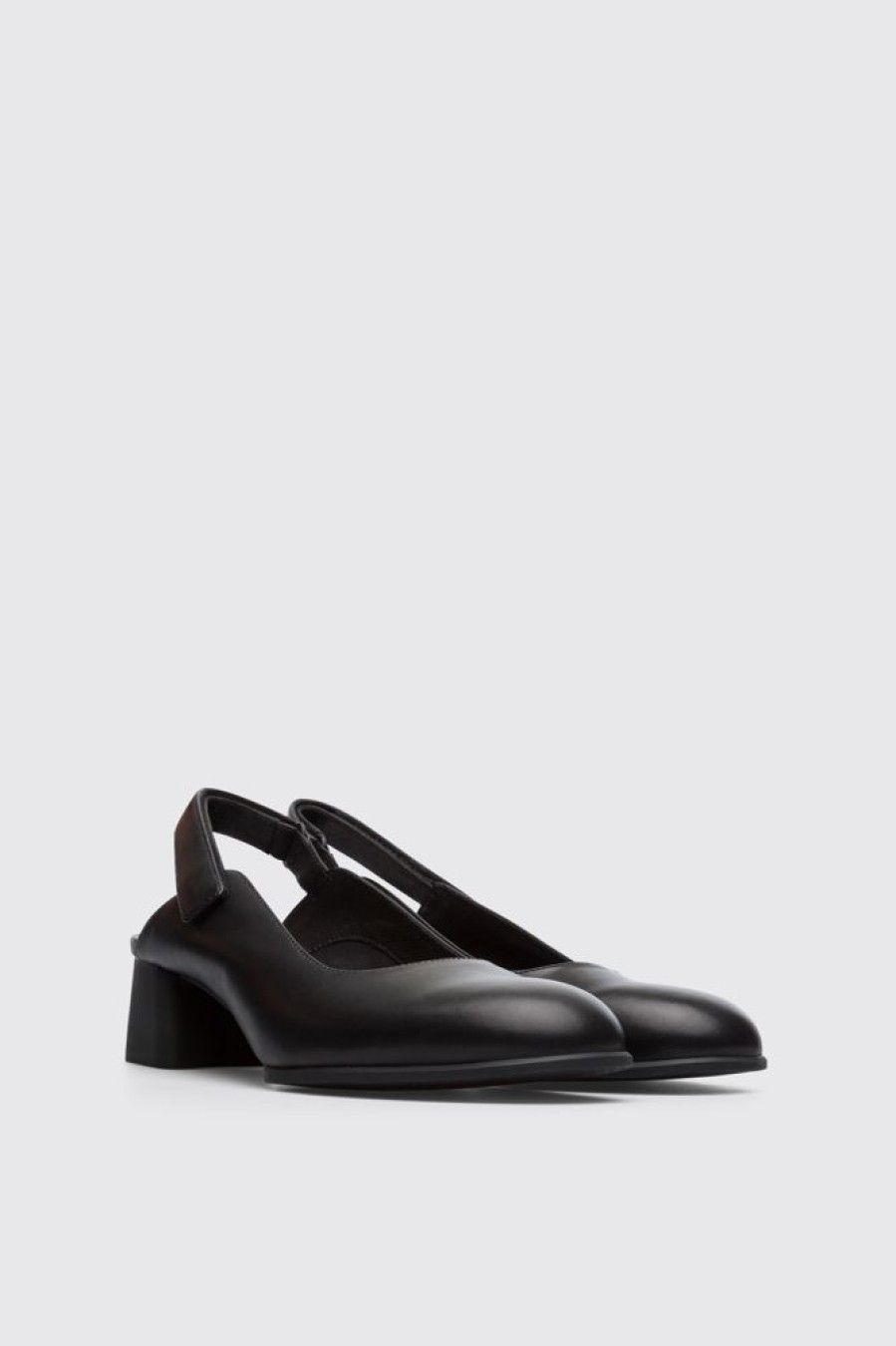 Women CamperLab Formal Shoes | Women'S Black Open-Toe