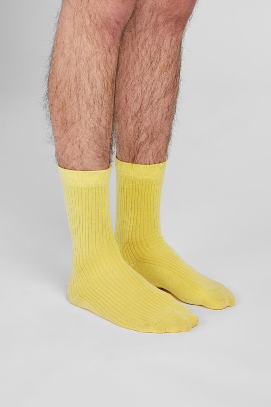 Men CamperLab Socks | Yellow Socks With Pyratex®