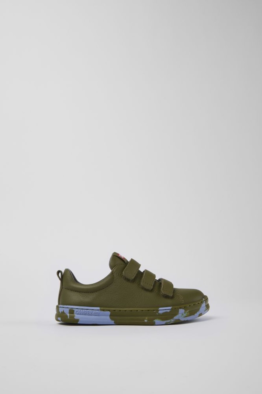 Kids CamperLab Sneakers | Green Leather Sneaker